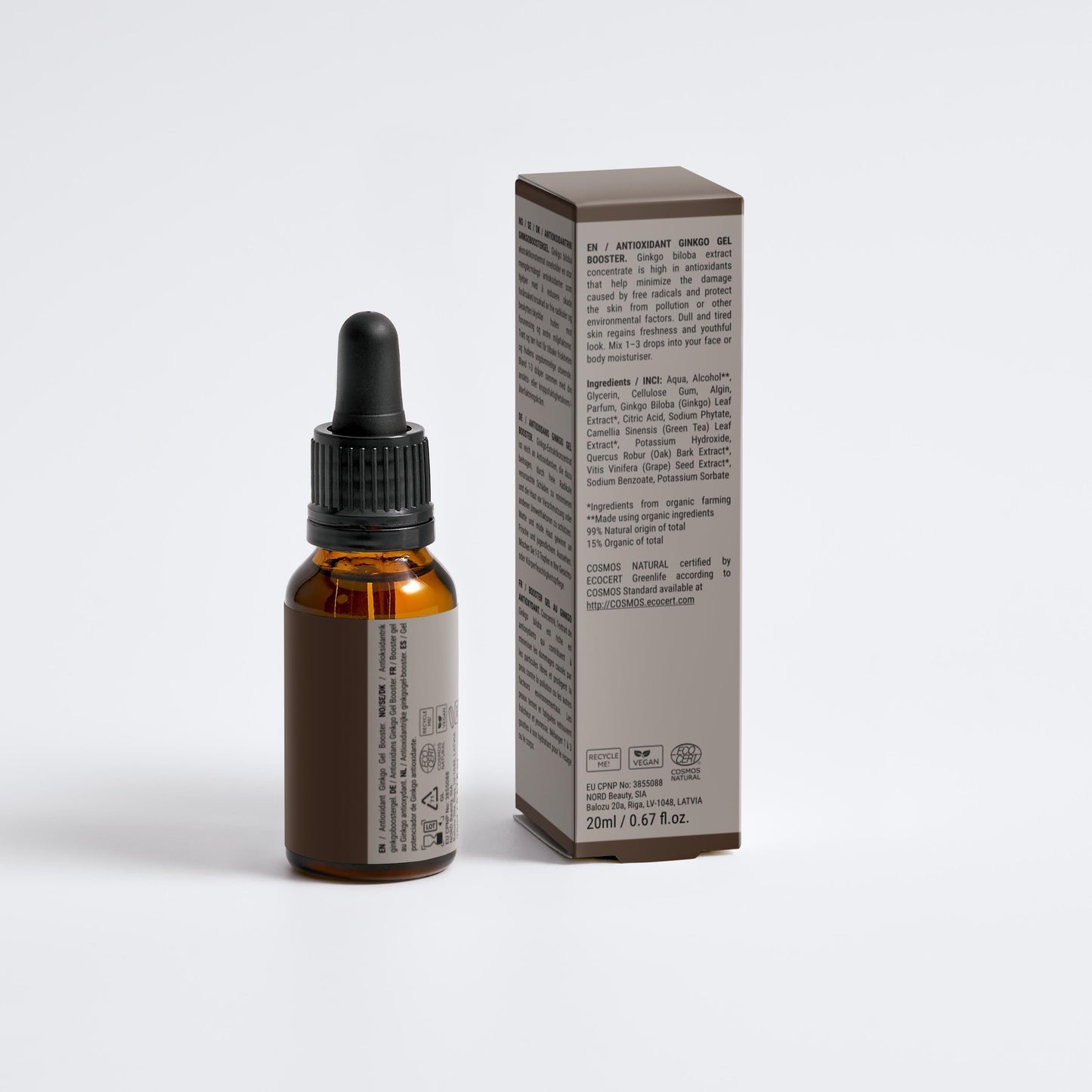 Antioxidant Ginkgo Gel Booster